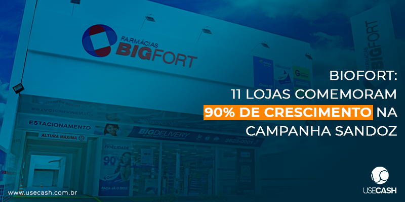 Rede BigFort com 11 lojas na Bahia comemora 65% de crescimento nas vendas da Sandoz em 4 meses